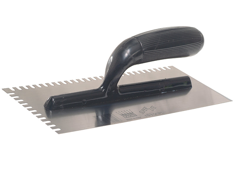 Ragni RAG231 R231 Mastic Trowel U Notches Edge Plastic Handle 11 x 4.3/4in