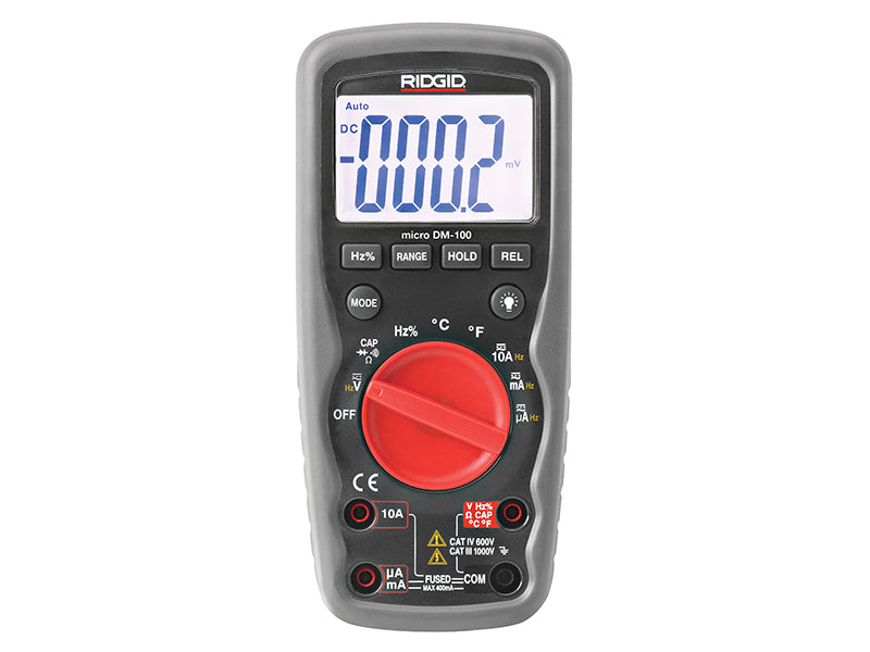 RIDGID RID37423 DM-100 Micro Digital Multimeter 37423