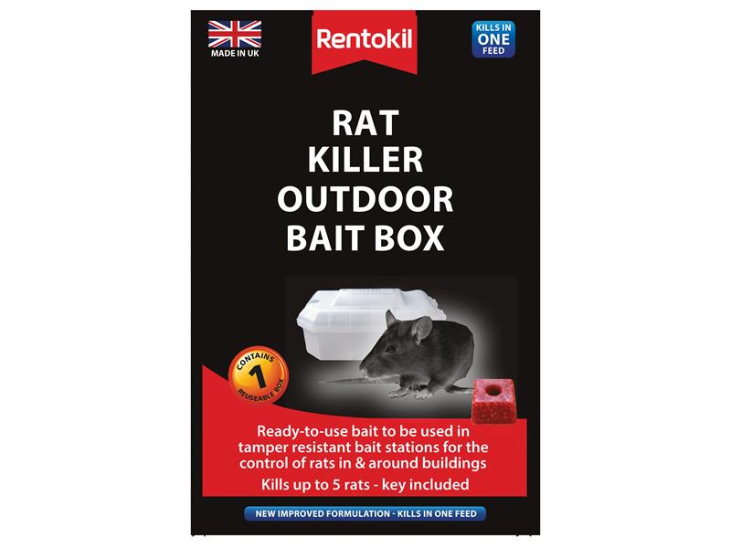 Rentokil RKLPSR71 Rat Killer Outdoor Bait Box