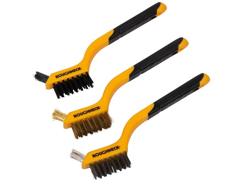 Roughneck ROU52005 Mini Wire Brush Set 3 Piece
