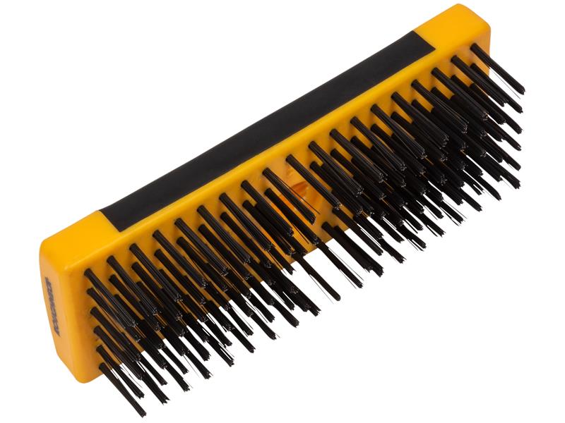 Roughneck ROU52060 Heavy-Duty Scrub Brush Soft Grip 200mm (8in) NO Handle