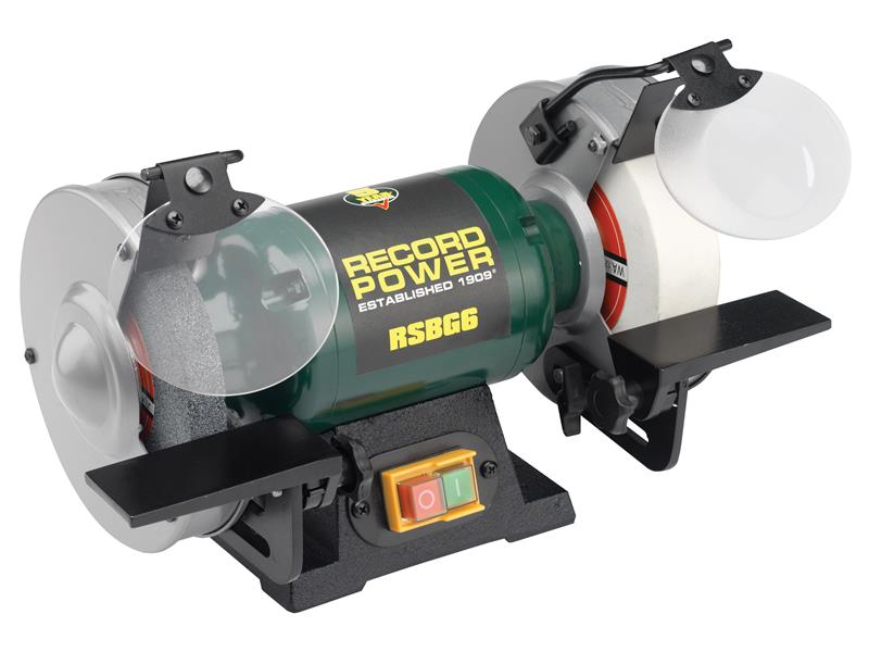 Record Power RPTRPBG8 RSBG8 200mm (8in) Bench Grinder 550W 240V
