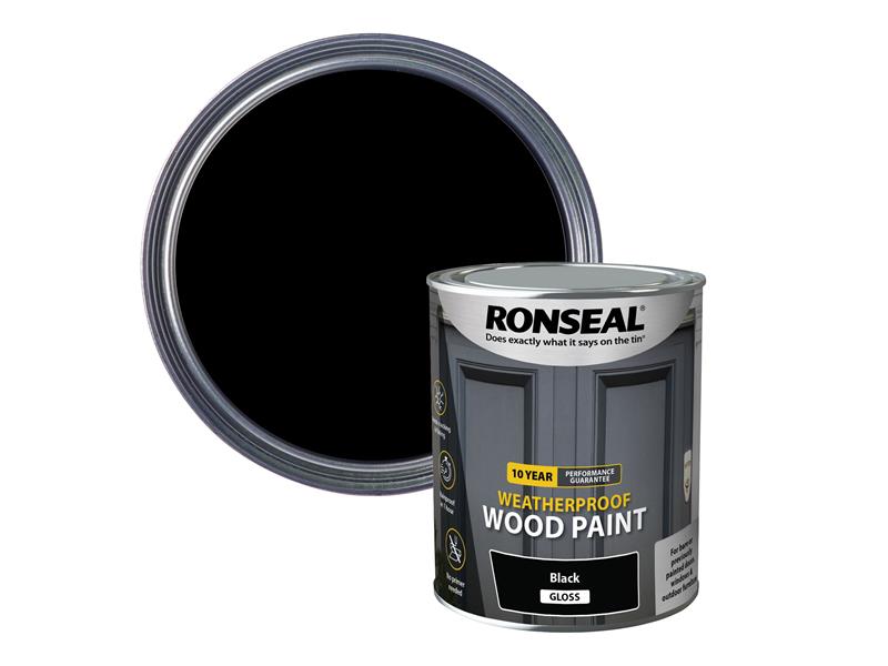 Ronseal RSL38772 10 Year Weatherproof 2-in-1 Wood Paint