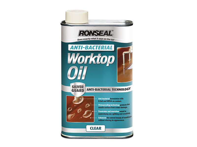 Ronseal RSLABWO500 Anti-Bacterial Worktop Oil