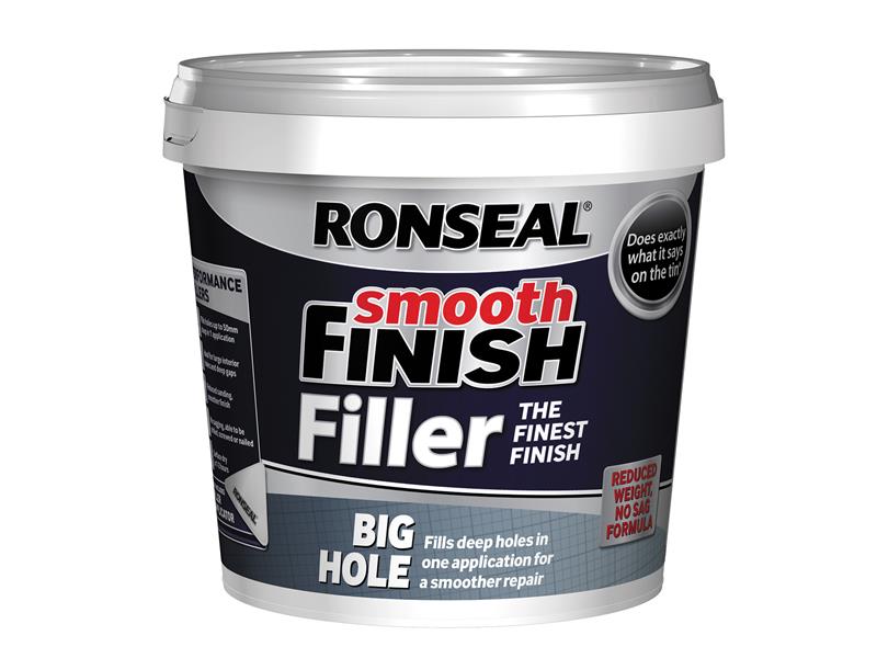 Ronseal RSLBHF12L Smooth Finish Big Hole Filler 1.2 litre