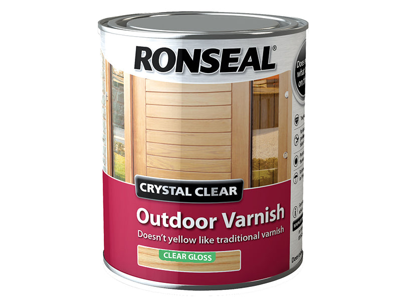 Ronseal RSLCCODVM250 Crystal Clear Outdoor Varnish