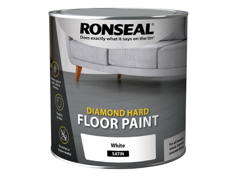 Ronseal RSLDHFPWH25L Diamond Hard Floor Paint