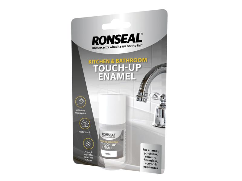 Ronseal RSLKBTUE Kitchen & Bathroom Touch-Up Enamel 10ml