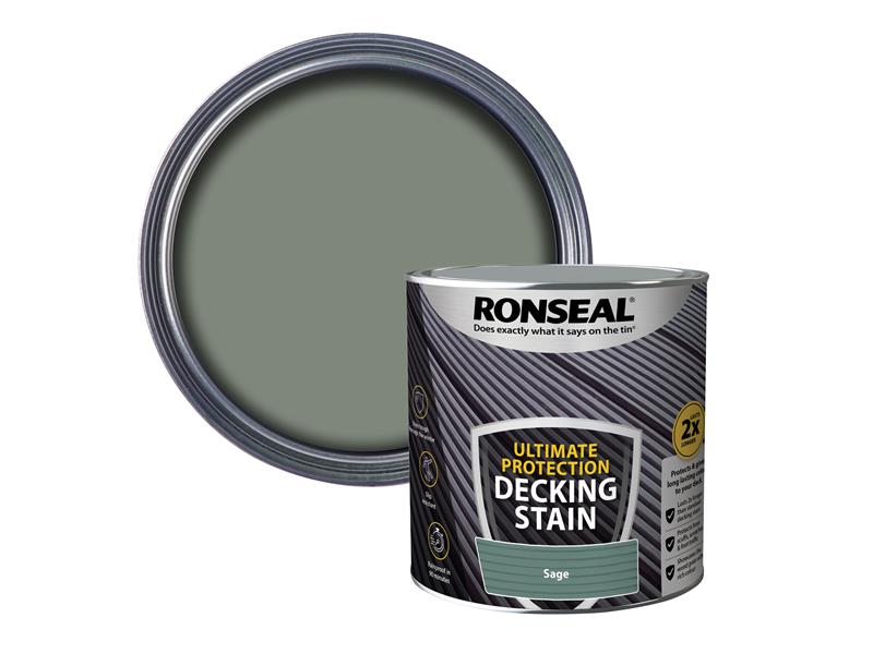 Ronseal RSLNUDSBC25L Ultimate Protection Decking Stain