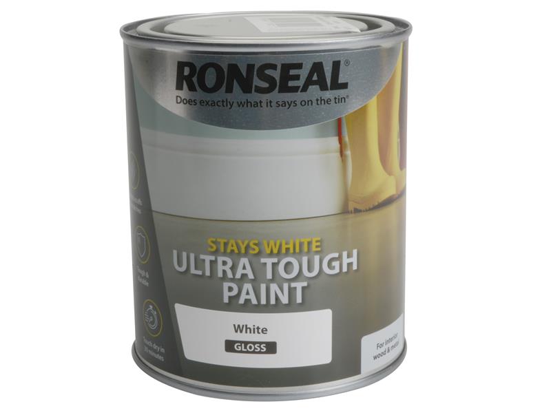 Ronseal RSLSWUTGP750 Stays White Ultra Tough Paint