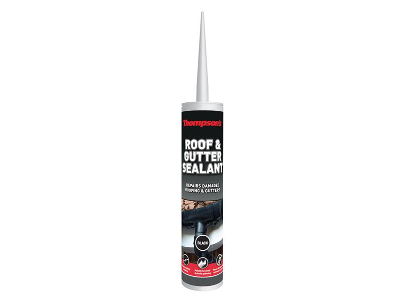 Ronseal RSLTRGSB310 Thompson's Roof & Gutter Sealant Black 310ml