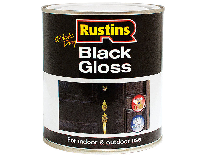 Rustins RUSBGWB1L Quick Dry Water-Based Gloss Paint