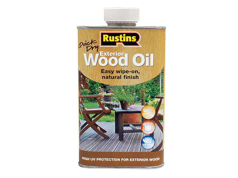 Rustins RUSEWO1L Exterior Wood Oil
