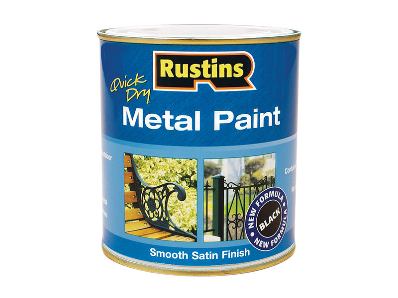Rustins RUSMPSSBL250 Quick Dry Metal Paint Smooth Satin