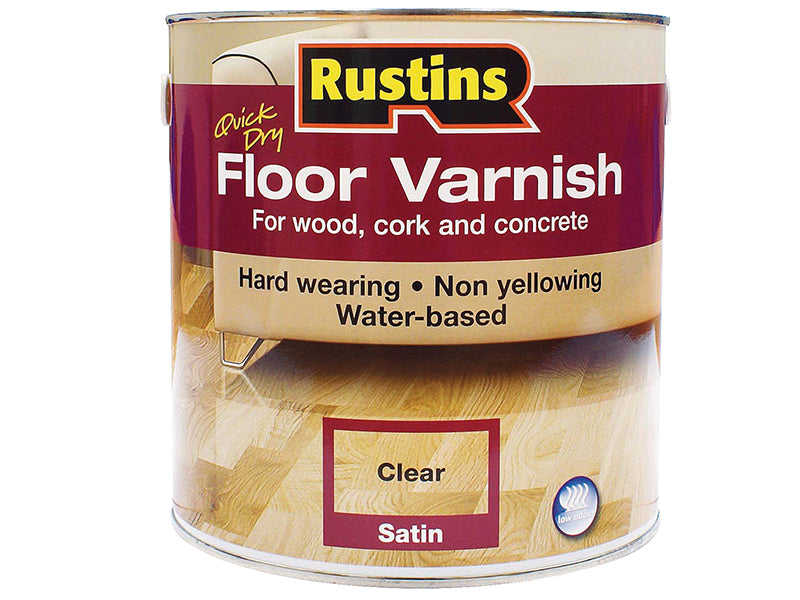 Rustins RUSQDFVG1L Quick Dry Floor Varnish