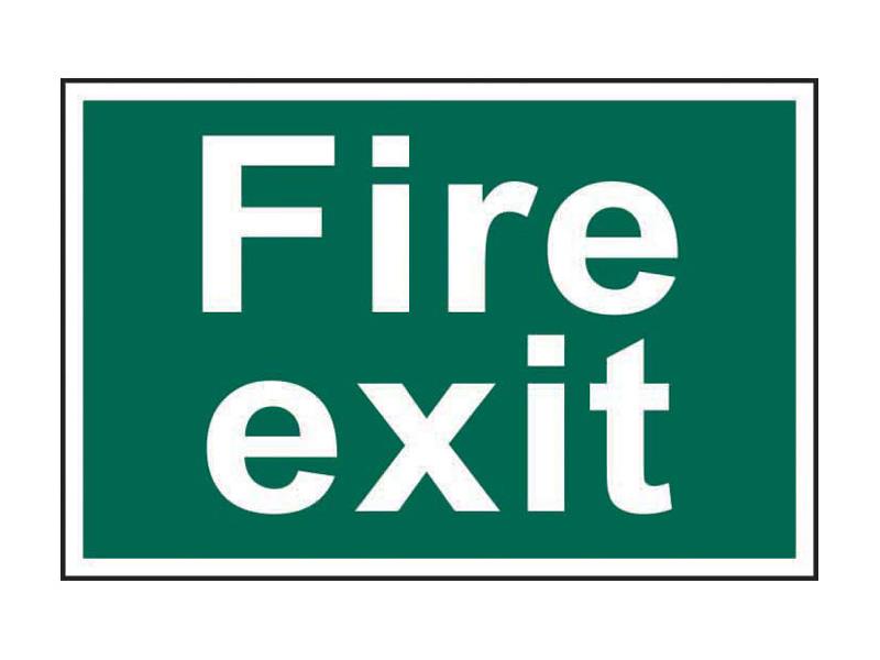 Scan SCA5204 Sign: Fire Exit