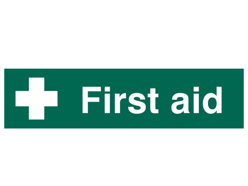 Scan SCA5212 First Aid - PVC Sign 200 x 50mm