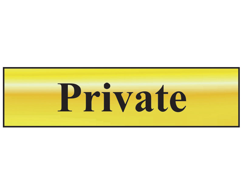 Scan SCA6012 Private - Polished Brass Effect 200 x 50mm