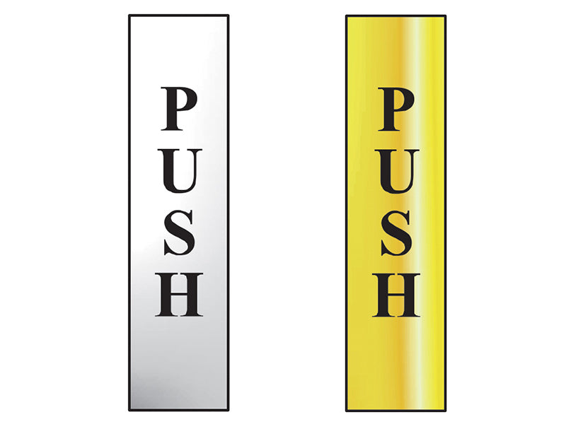 Scan SCA6032 Sign: Push (Vertical)