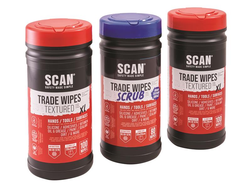 Trade and Scrub Wipe Triple Pack