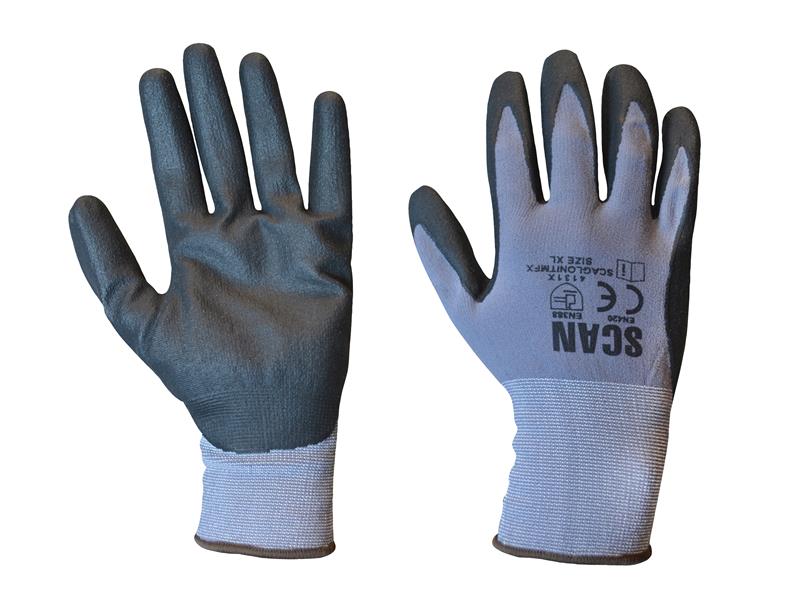 Scan SCAGLONITMF Breathable Microfoam Nitrile Gloves