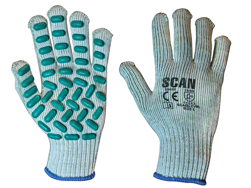 Scan SCAGLOVRM Vibration Resistant Latex Foam Gloves
