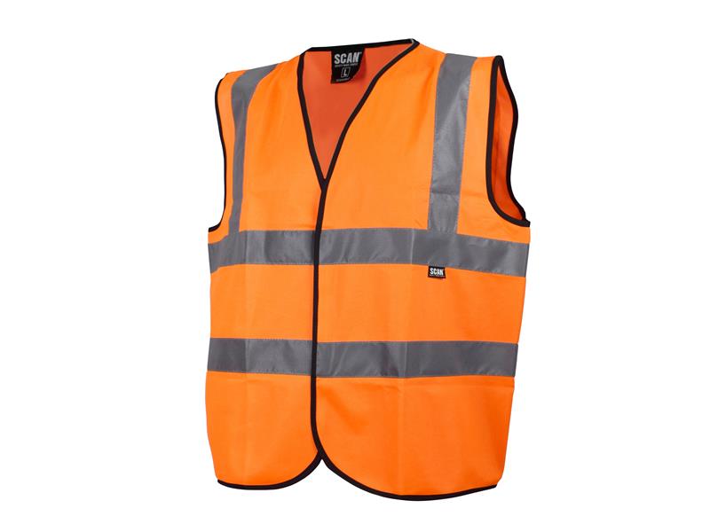 Scan SCAHVWMO Hi-Vis Orange Waistcoat