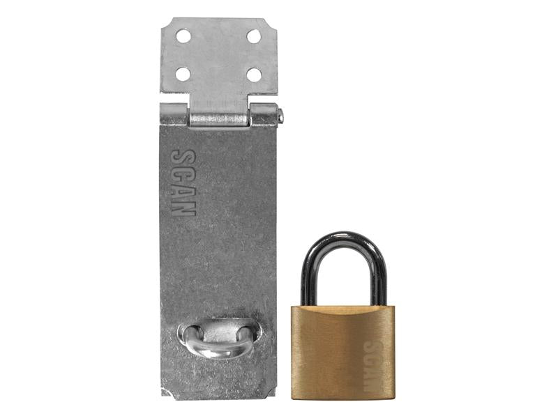 Scan SCAPHSGP89 Hasp and Staple + Padlock