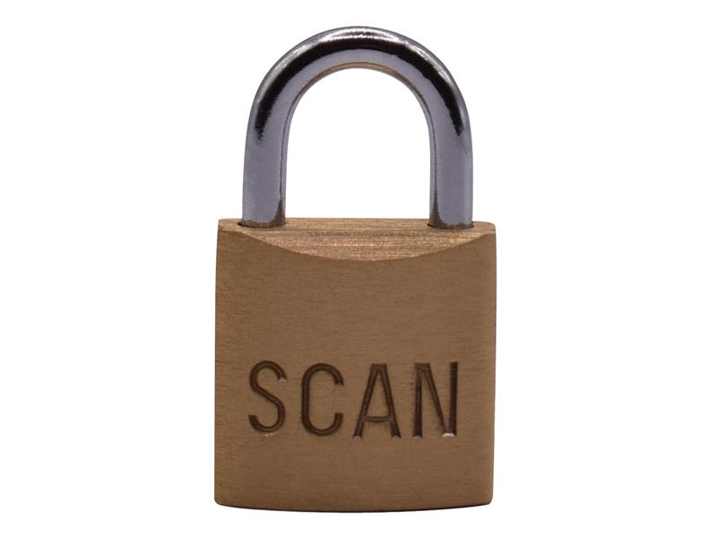 Scan SCAPLB20 Brass Padlocks