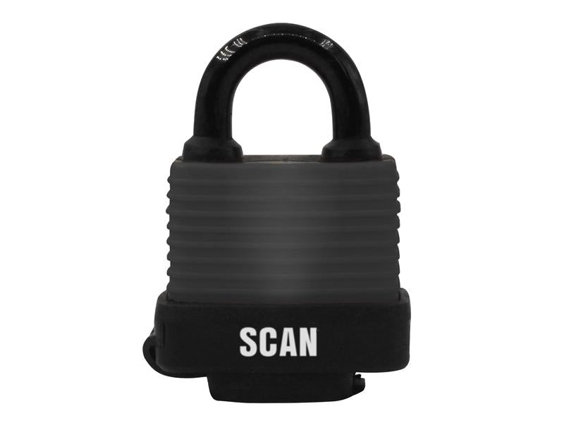 Scan SCAPLLAMWP45 Weatherproof Laminated Steel Padlock