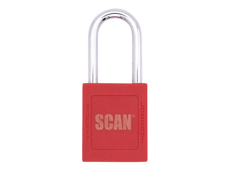 Scan SCAPLLORED Lockout Padlock 40mm