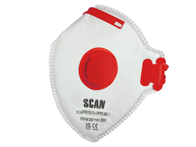 Fold Flat Valved Disposable Masks FFP3