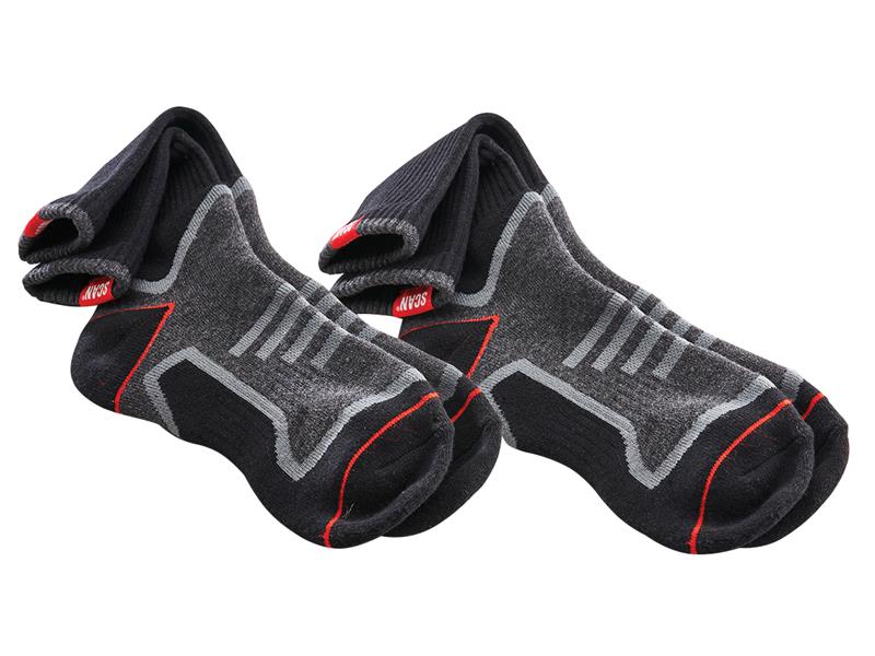Scan SCASOCKS Work Socks (Twin Pack)
