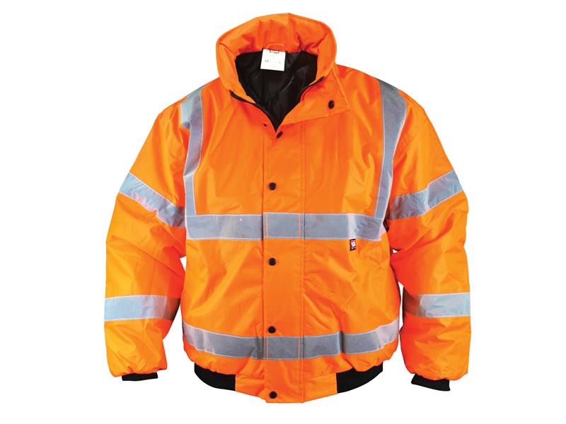 Scan SCAHVBJMO Hi-Vis Orange Bomber Jacket