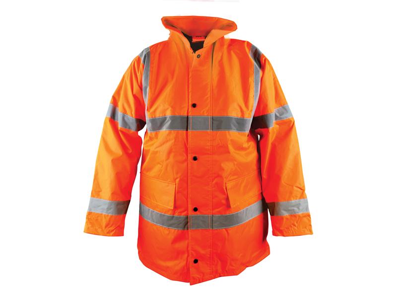 Scan SCAHVMJMO Hi-Vis Motorway Jacket Orange