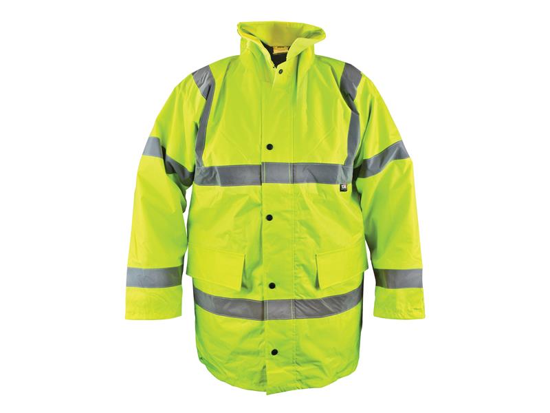 Scan SCAHVMJM Hi-Vis Motorway Jacket Yellow