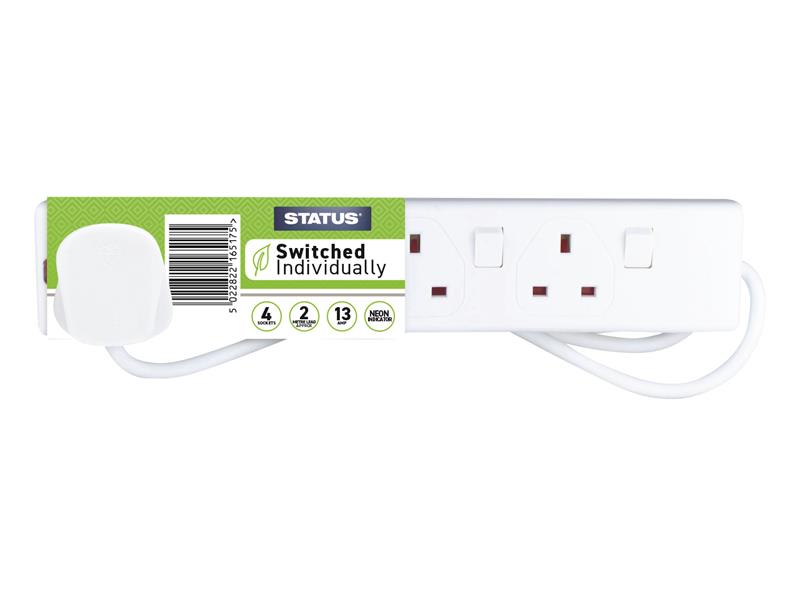 Individually Switched Extension Lead