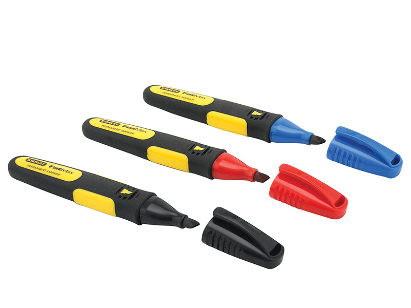 STANLEY® STA047315 FatMax® Chisel Tip Marker (Pack 3)