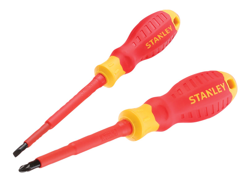 STANLEY® STA060030 FatMax® VDE Insulated Screwdriver Set, 2 Piece