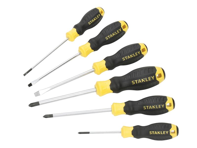 STANLEY® STA062151 CUSHION GRIP™ Screwdriver Set, 6 Piece