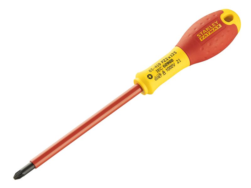 STANLEY® STA065417 FatMax® VDE Screwdriver, Pozidriv