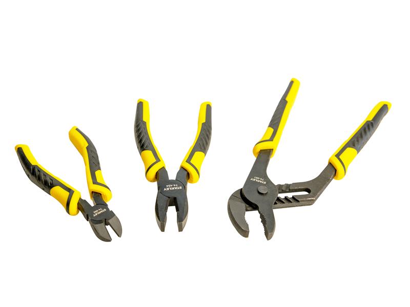 STANLEY® STA074472 DYNAGRIP® Plier Set, 3 Piece
