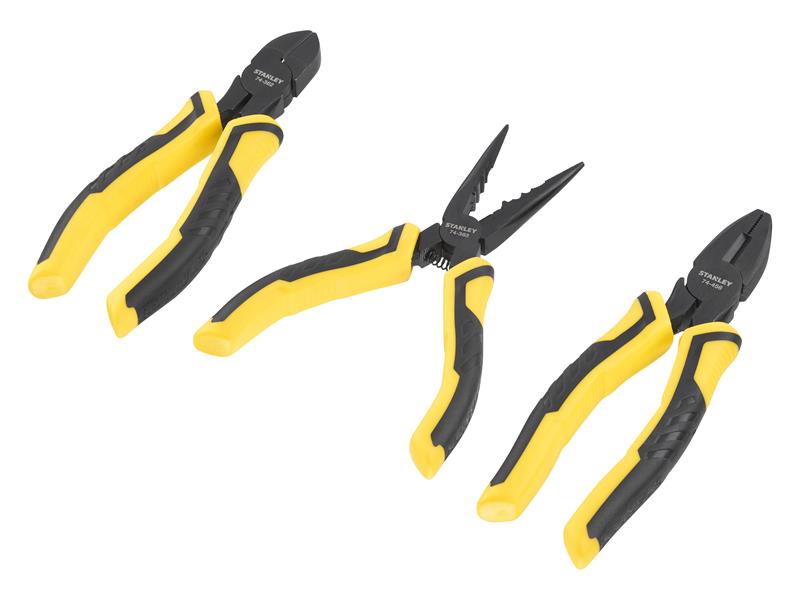 STANLEY® STA075094 ControlGrip™ Pliers Set, 3 Piece