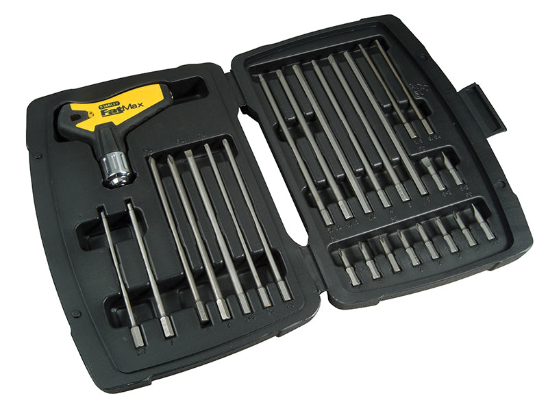 STANLEY® STA079153 Metric FatMax® T-Handle Ratchet Power Key Set, 27 Piece