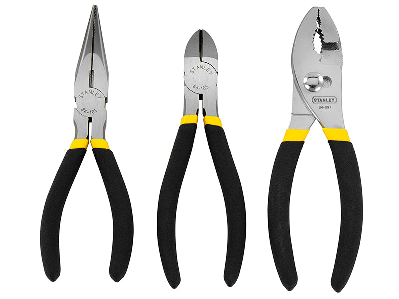 STANLEY® STA084114 Pliers Set, 3 Piece