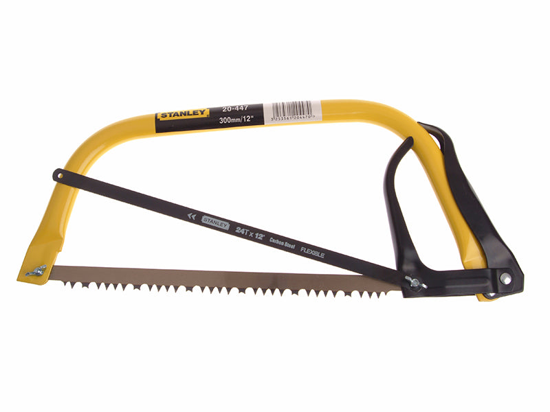 STANLEY® STA120447 Hack Bowsaw 300mm (12in) Plus Extra Hacksaw Blade
