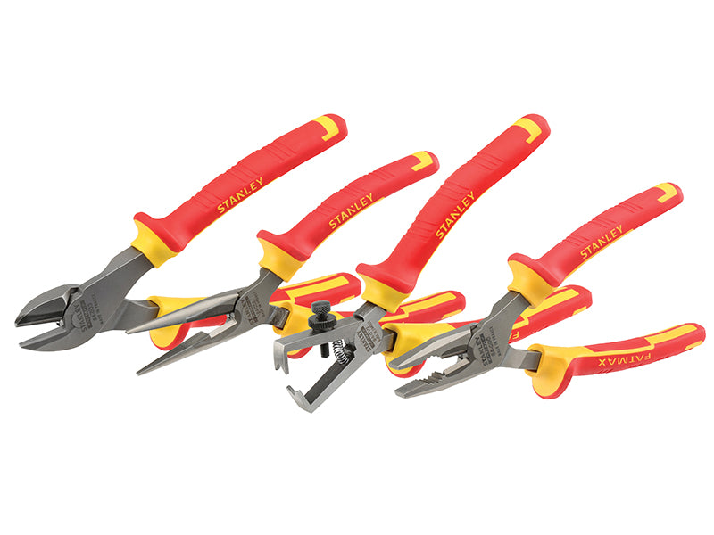 STANLEY® STA484489 FatMax® VDE Pliers Set, 4 Piece