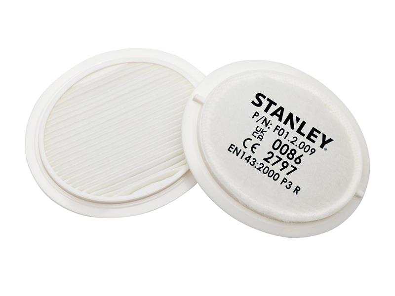 STANLEY® Respiration STMF012009 P3 Replacement Filters (Pack of 2)