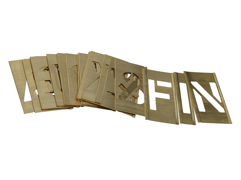 Stencils STNL1LPP Brass Interlocking Stencil
