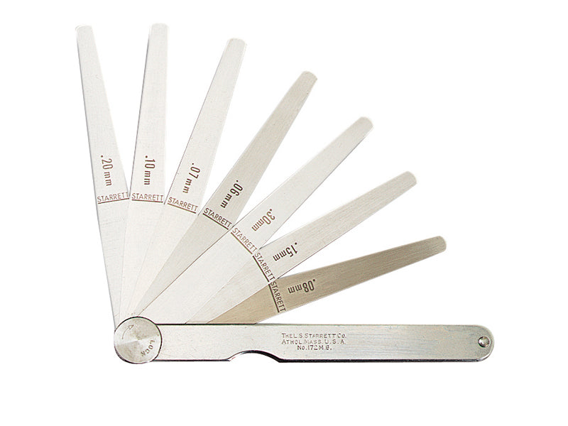 Starrett STR173MAT Metric Feeler Gauge Set